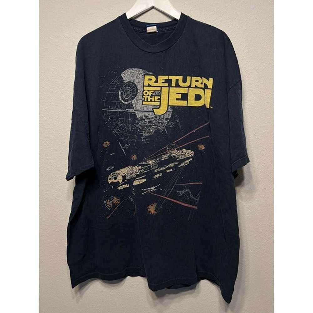 Vintage Star Wars Return Of The Jedi Tee Shirt 2X… - image 1
