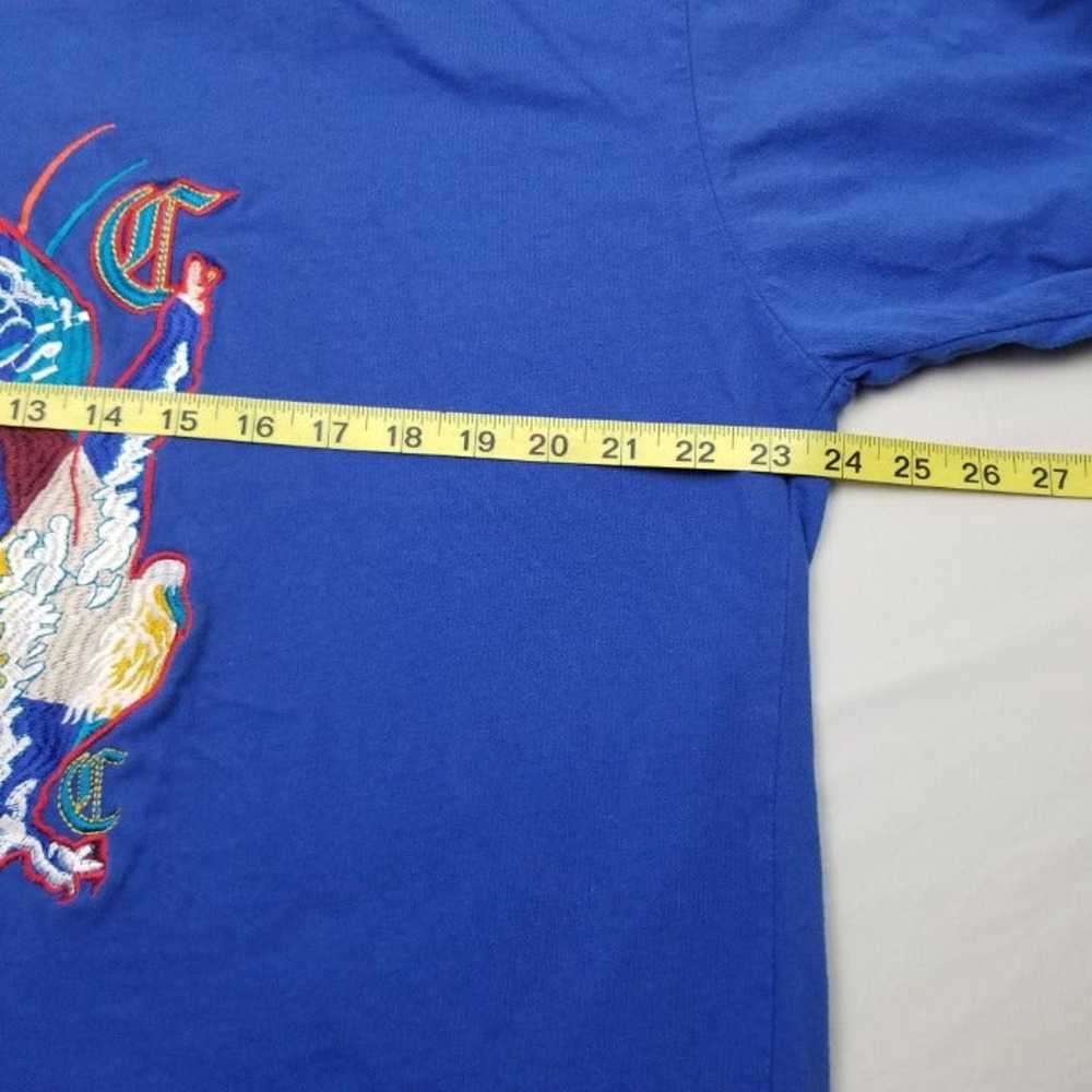 Coogi Mens T-shirt Blue Long Sleeve Size - image 5