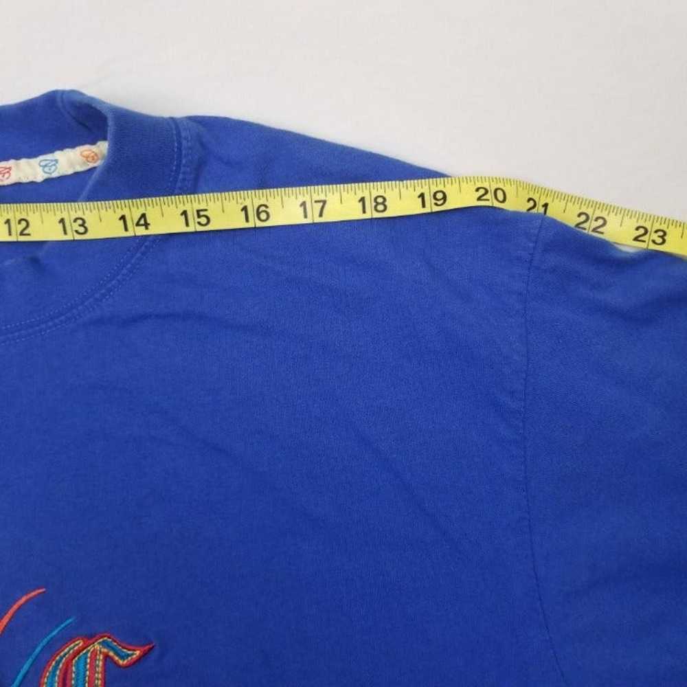 Coogi Mens T-shirt Blue Long Sleeve Size - image 6