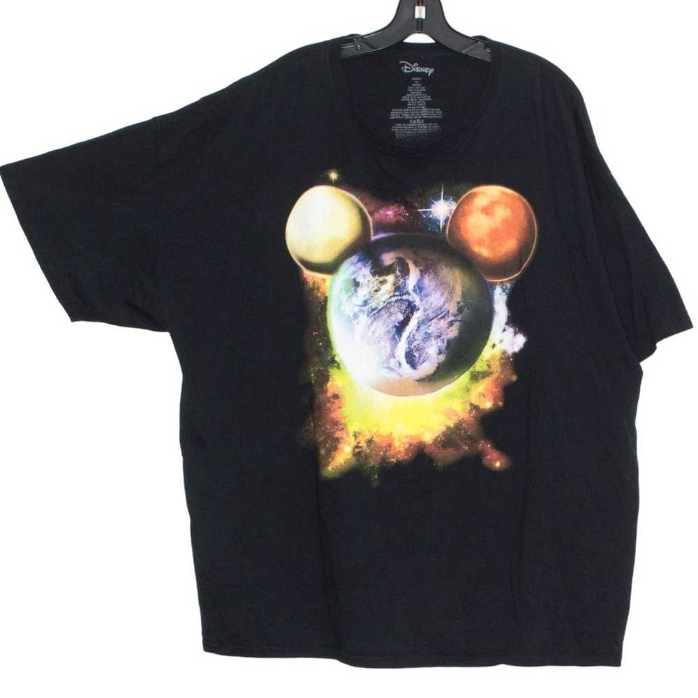 Disney Mens Shirt Mickey Mouse Galaxy Planet Grap… - image 4