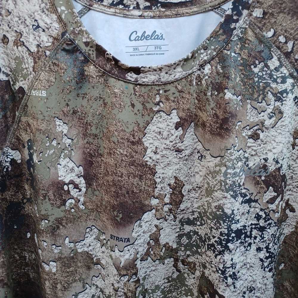 CABELA'S Men's Camo SS Shirt Sz 3XL - image 2