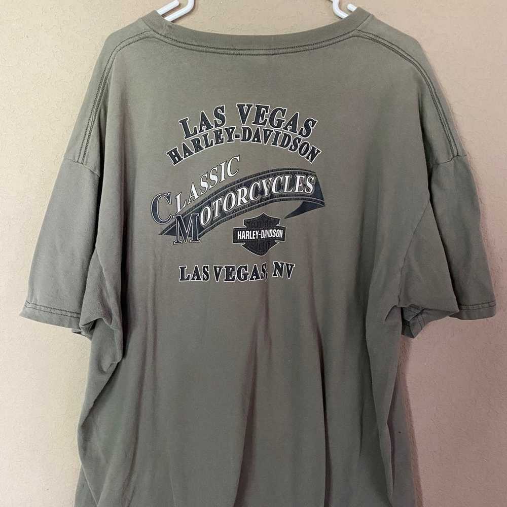Vintage Harley Davidson Pocket T-Shirt Las Vegas … - image 1