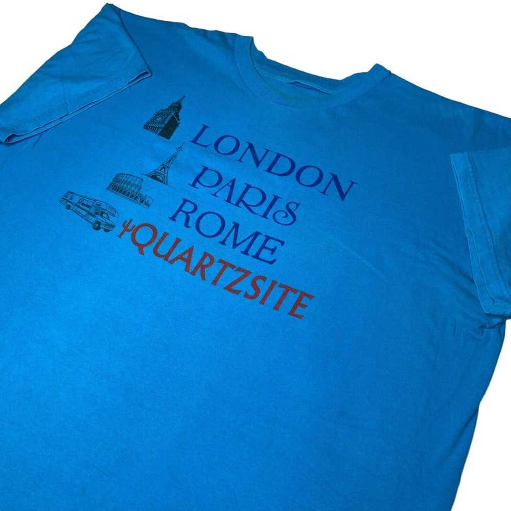 Vintage Quartzite T Shirt London Paris Rome Quart… - image 2