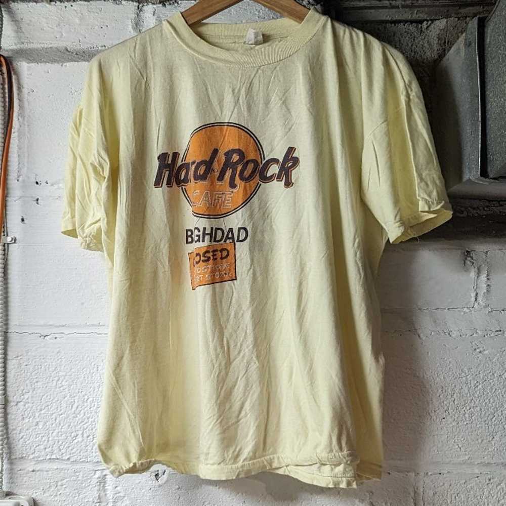 1990s Hard Rock Cafe Baghdad Parody Shirt - image 4