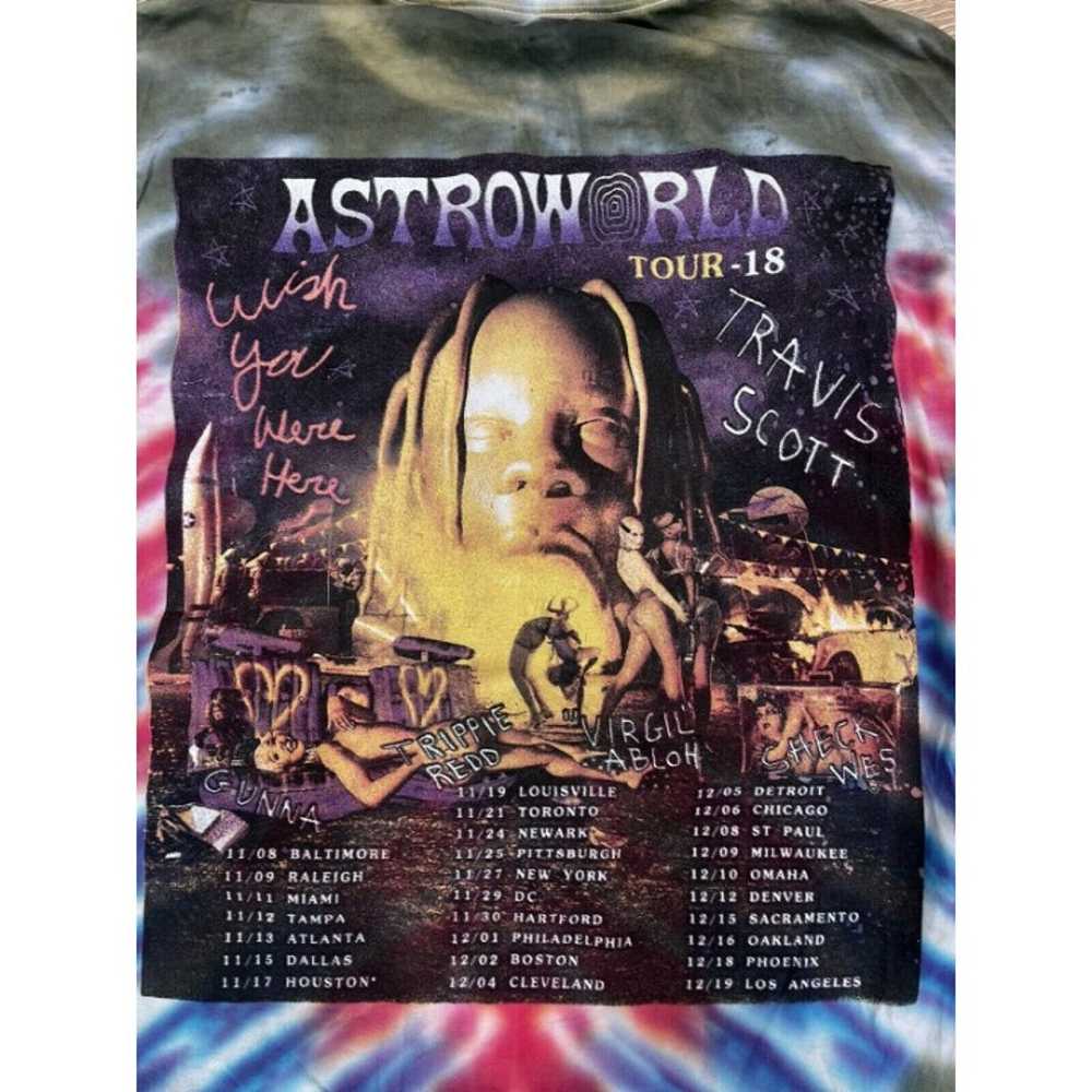 Astroworld Mens Travis Scott Wish You Were Here C… - image 1