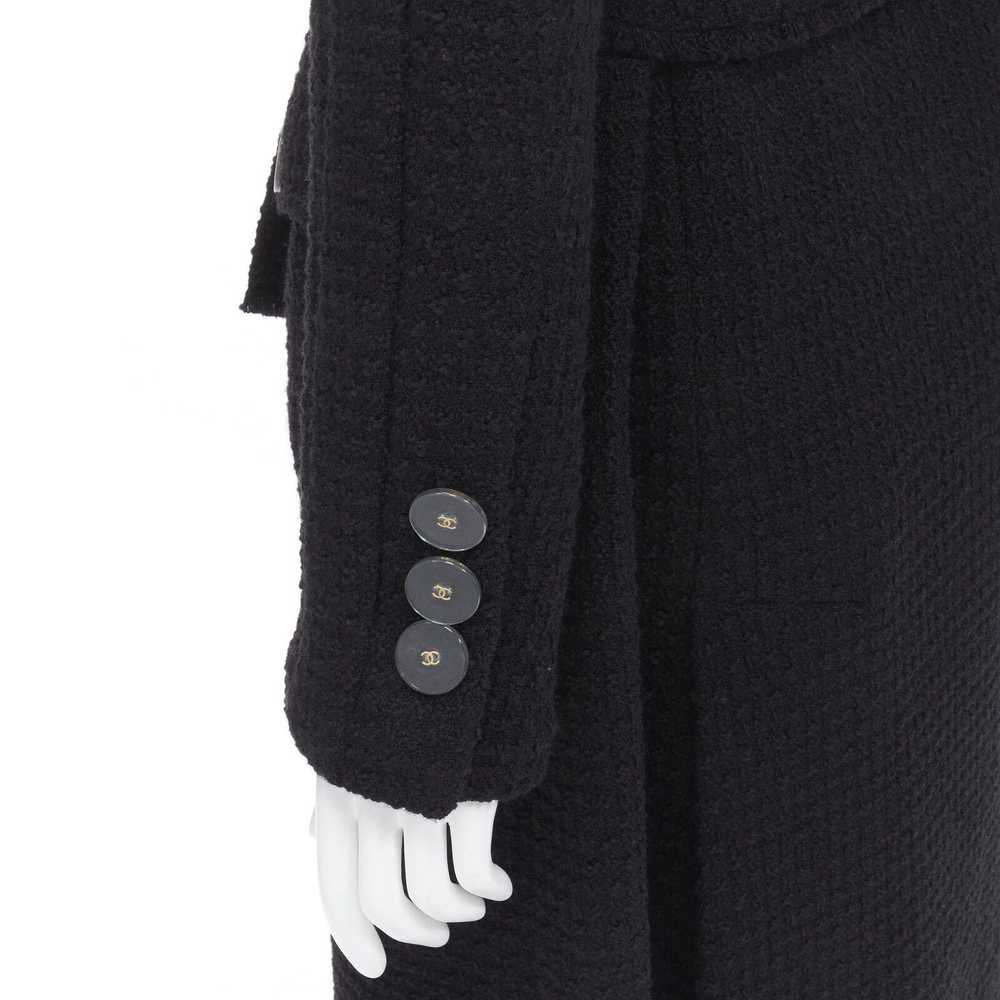 Chanel CHANEL 17A Paris Cosmopolite black tweed C… - image 10