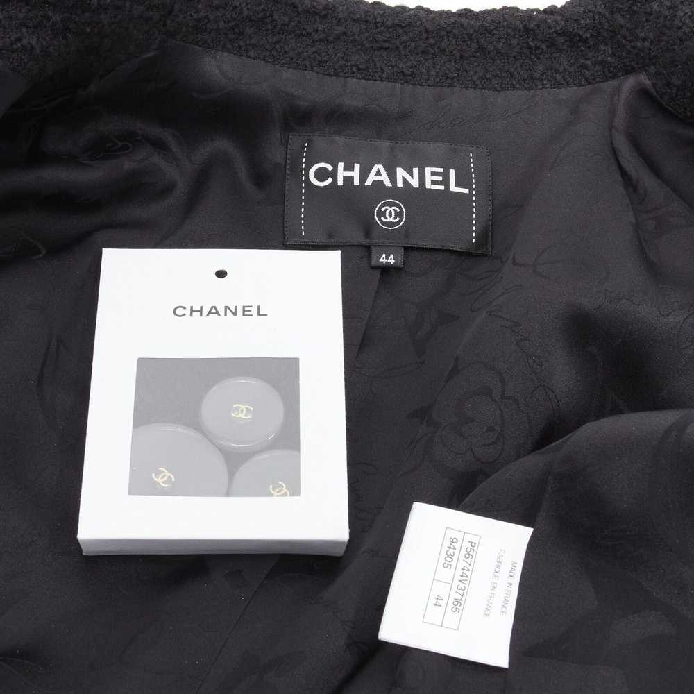 Chanel CHANEL 17A Paris Cosmopolite black tweed C… - image 11