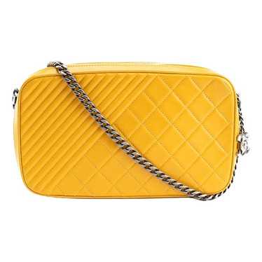 Chanel Coco boy leather handbag - image 1