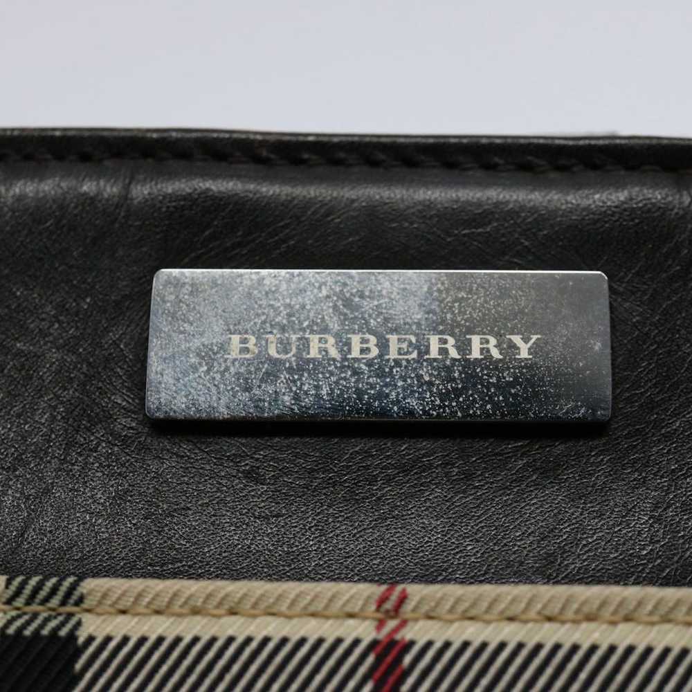 Burberry BURBERRY Nova Check Hand Bag Nylon Beige… - image 10