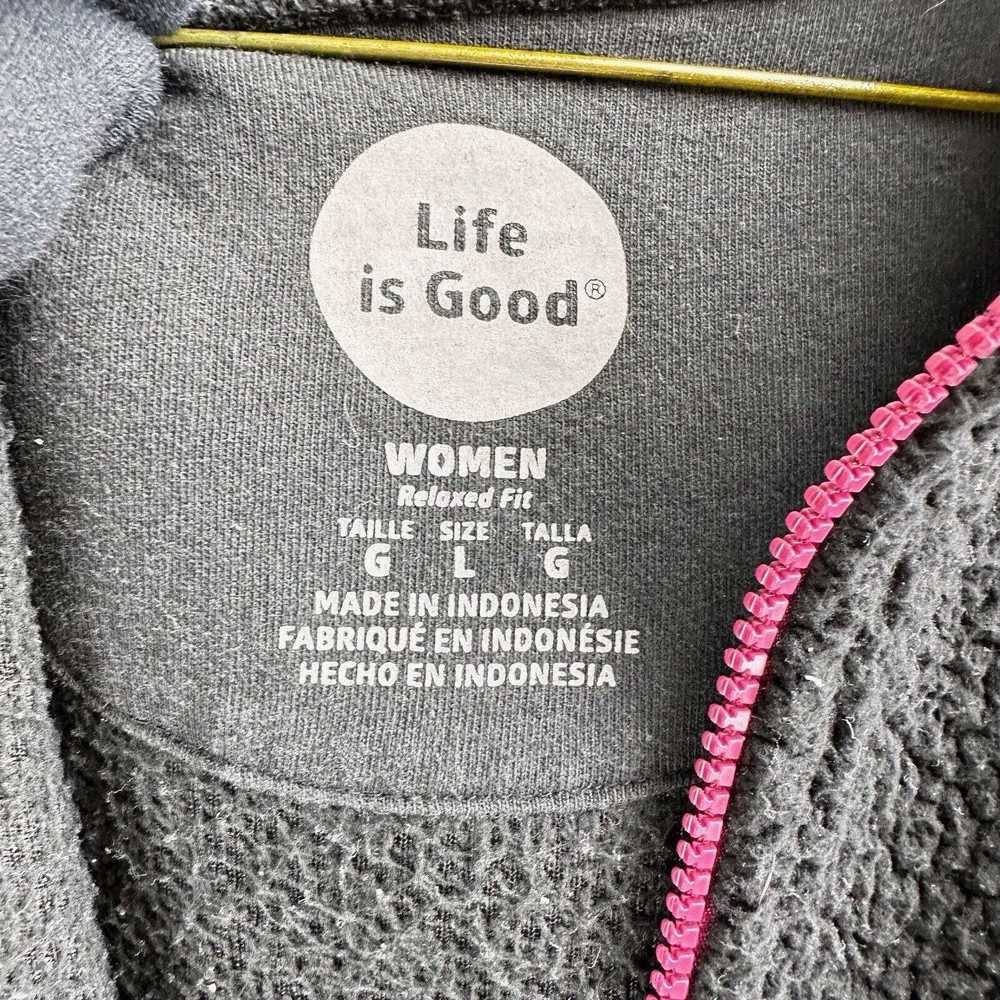 Life Is Good Life Is Good Womens Sz L Black Sherp… - image 10