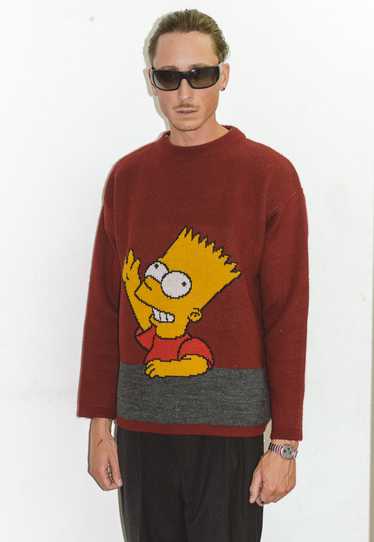 Designer × Very Rare × Vintage Rare Y2k Bart Simp… - image 1