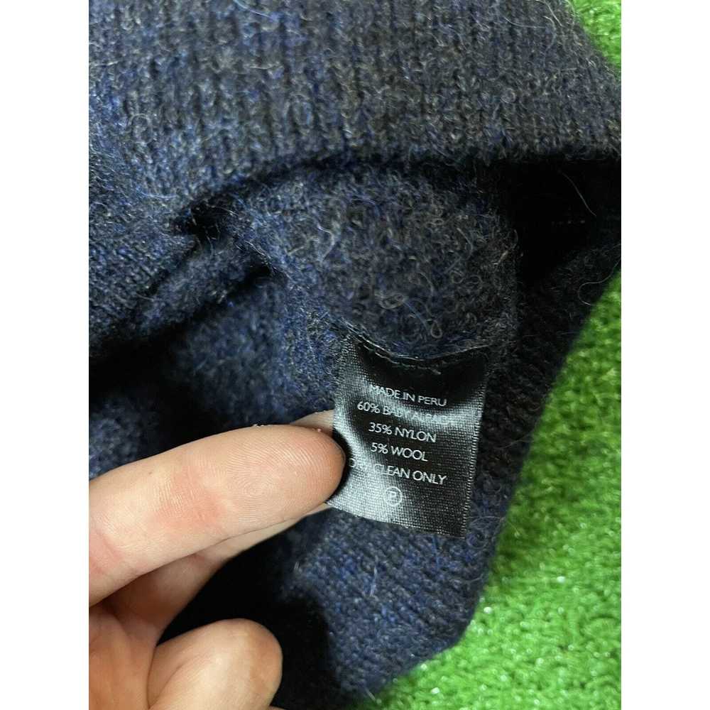 Barneys New York Vintage Barneys Alpaca Knit Blue… - image 3