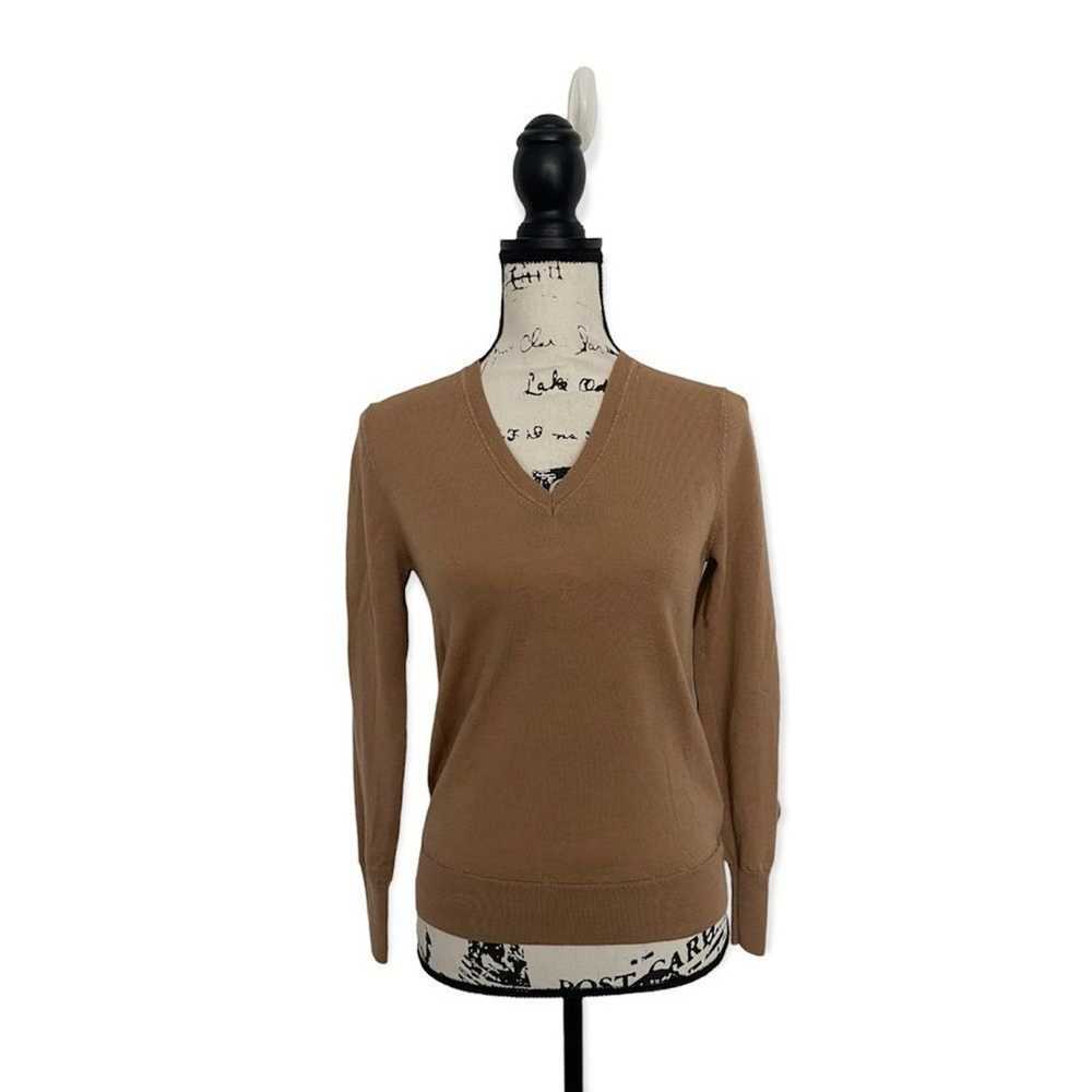 Uniqlo Uniqlo SZ S light brown wool sweater - image 1