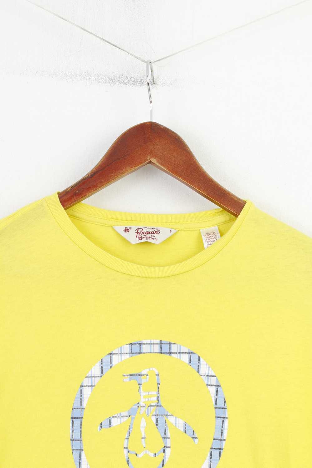 Original Penguin Penguin Men S T-Shirt Yellow Cot… - image 2