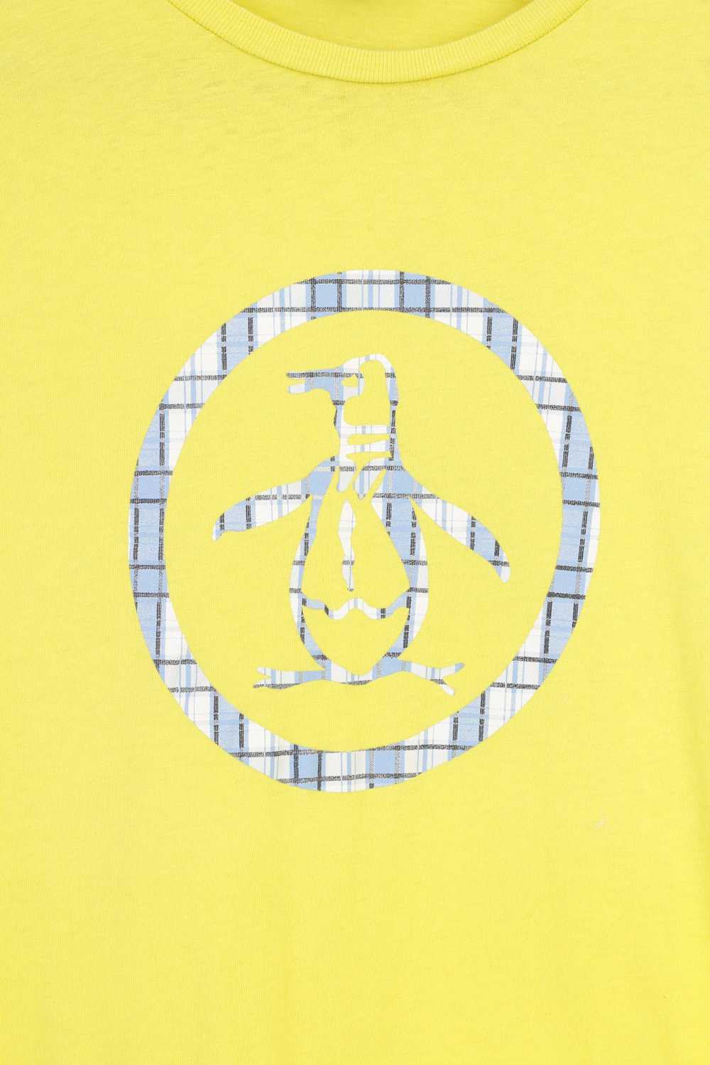 Original Penguin Penguin Men S T-Shirt Yellow Cot… - image 4
