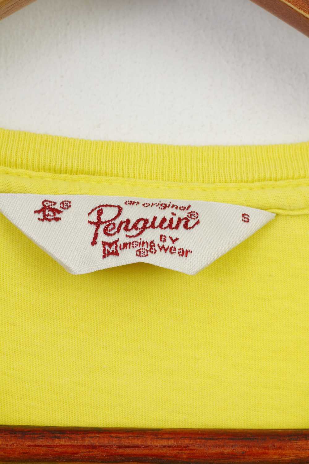 Original Penguin Penguin Men S T-Shirt Yellow Cot… - image 5