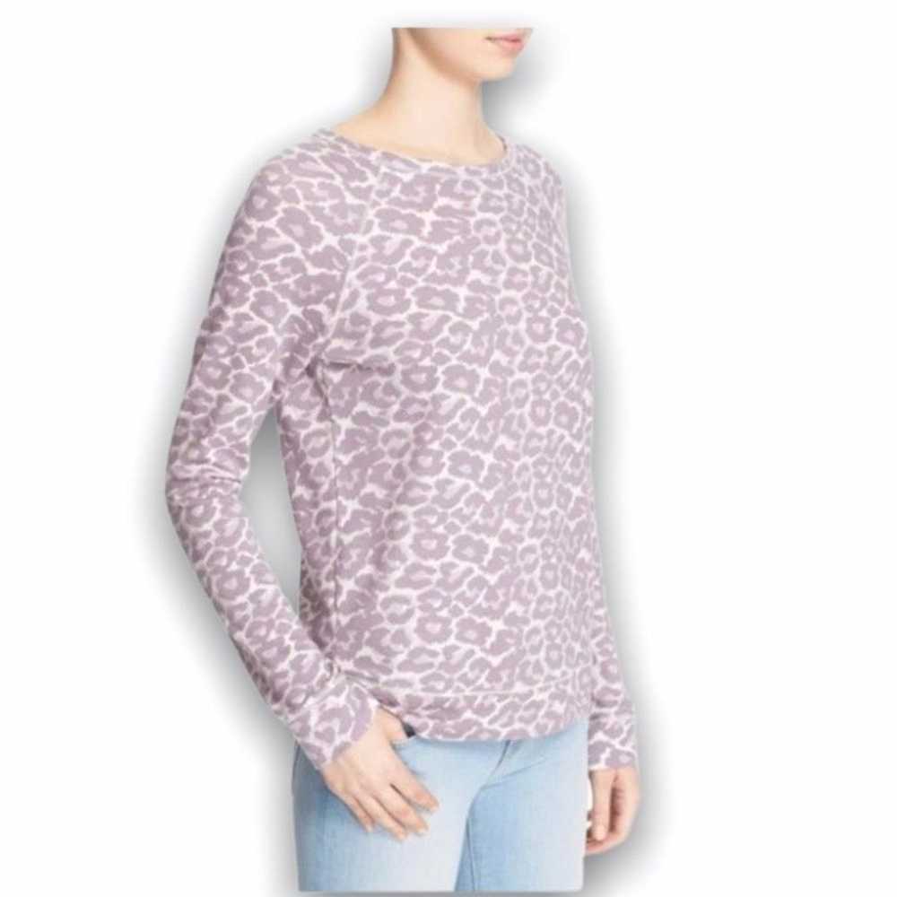 Joie Soft Joie purple leopard sweater - image 1