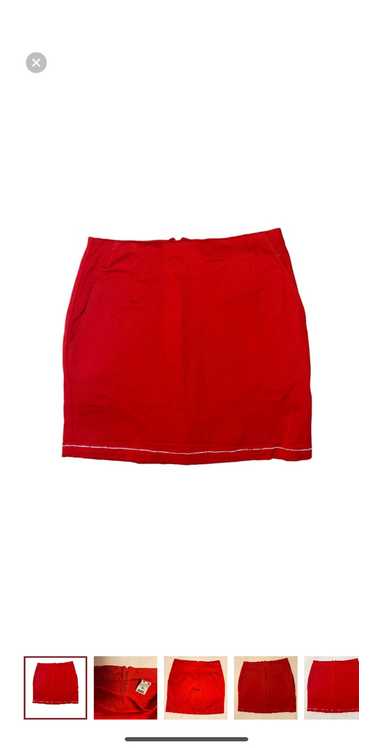 X-girl X-girl red mini skirt