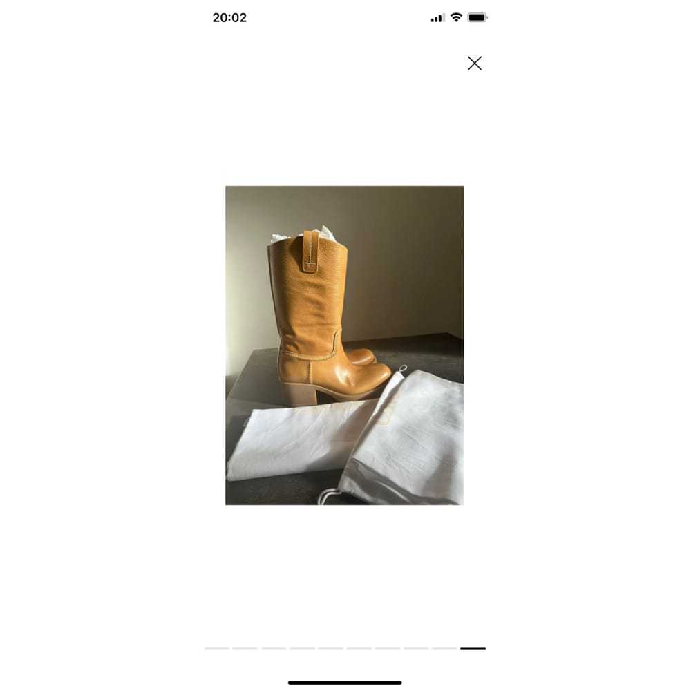 Chloé Leather cowboy boots - image 4