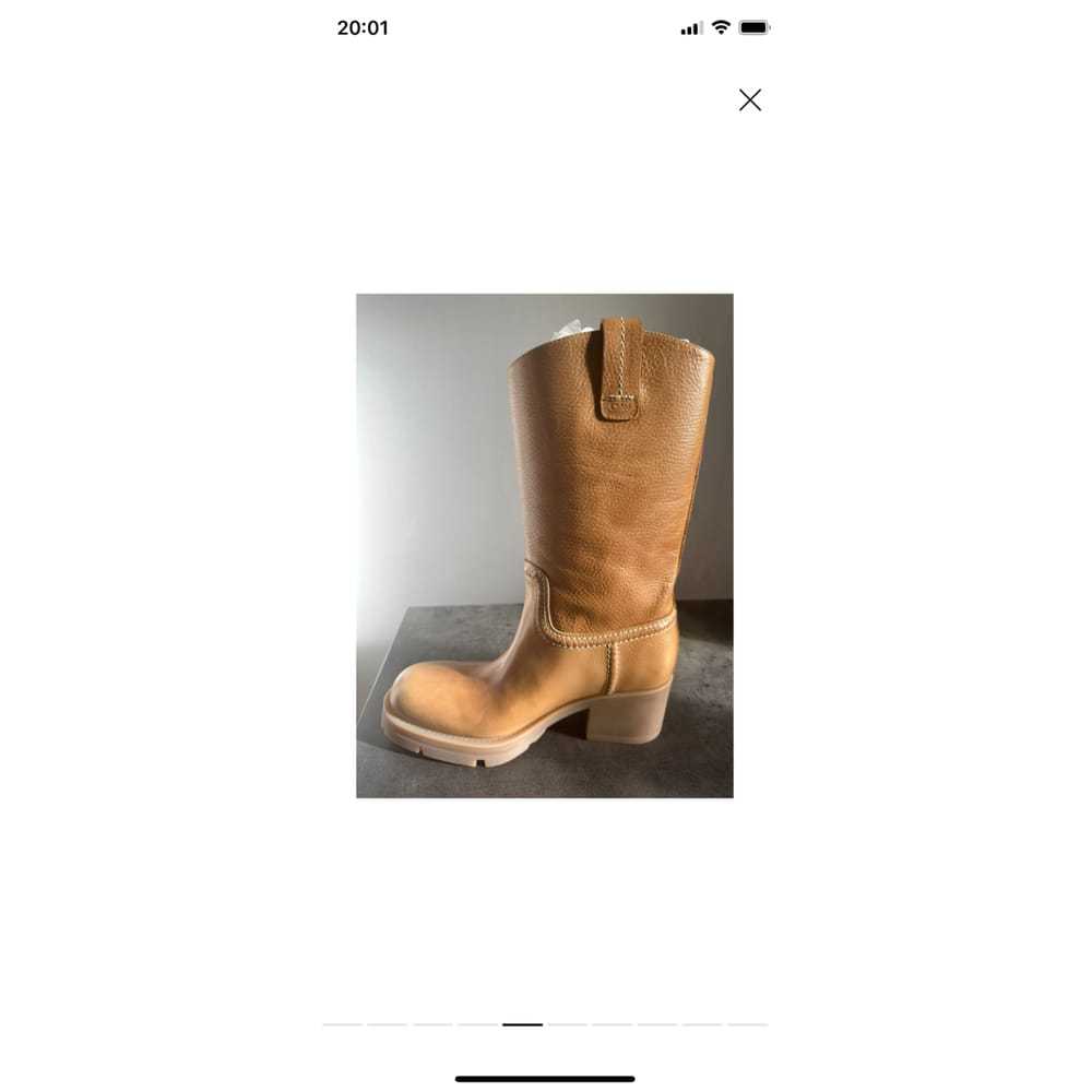 Chloé Leather cowboy boots - image 7