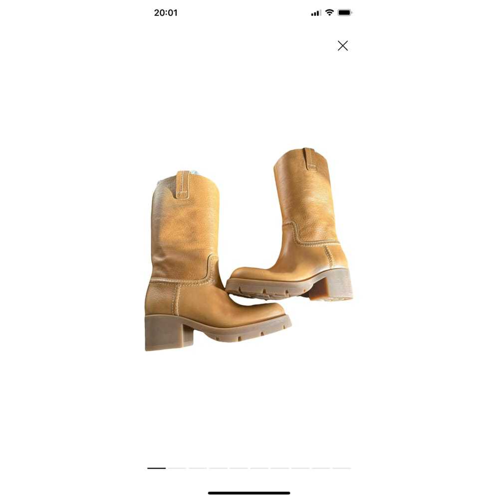 Chloé Leather cowboy boots - image 9