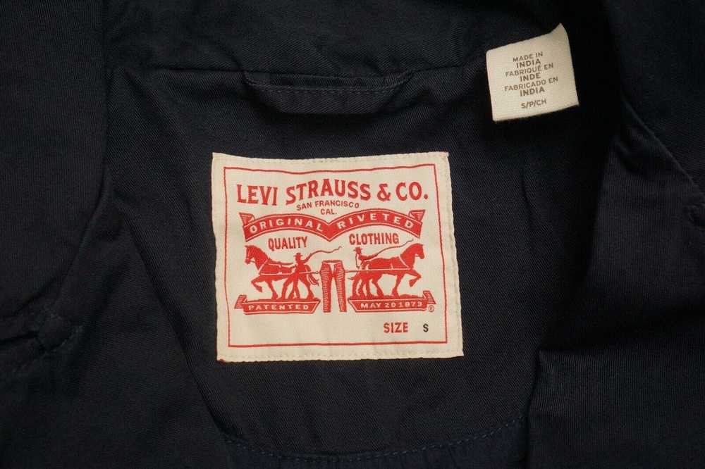 Levi's Men Levi Strauss & Co Trench Coat Belted C… - image 3