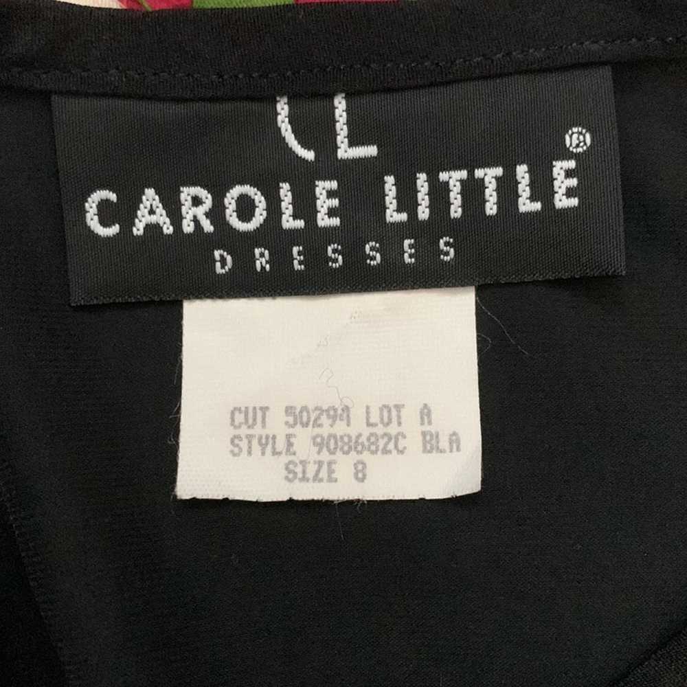 Vintage Carole Little Black Sleeveless Side Slit … - image 5