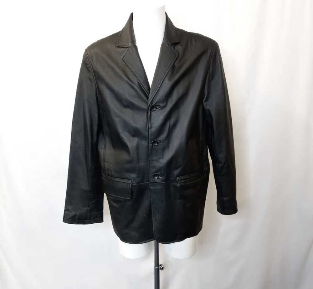 Angelo Litrico Angelo Litrico Leather Jacket Men'… - image 1