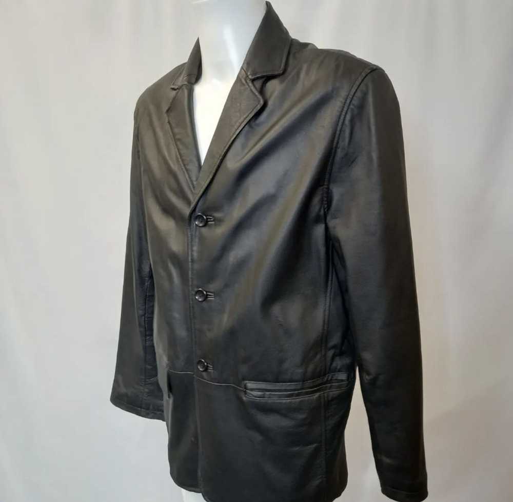 Angelo Litrico Angelo Litrico Leather Jacket Men'… - image 2