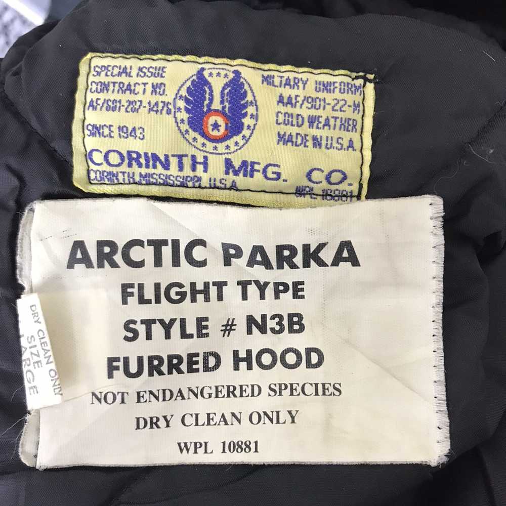 Vintage 80s CORINTH MFG ARCTIC Parka Flight Airfo… - image 3