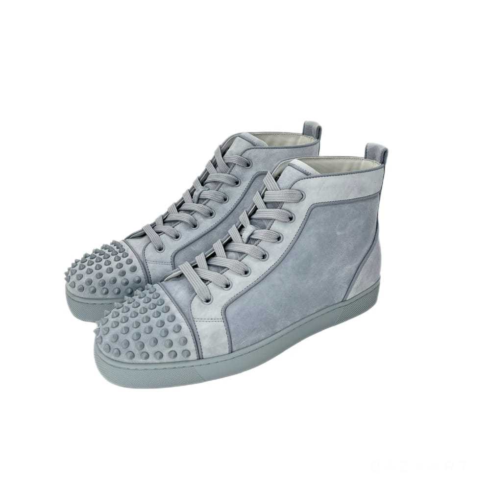 Christian Louboutin Louis leather high trainers - image 2