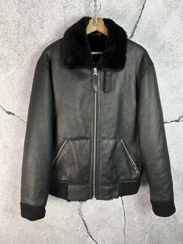 Genuine Leather × Schott × Sheepskin Coat Schott N