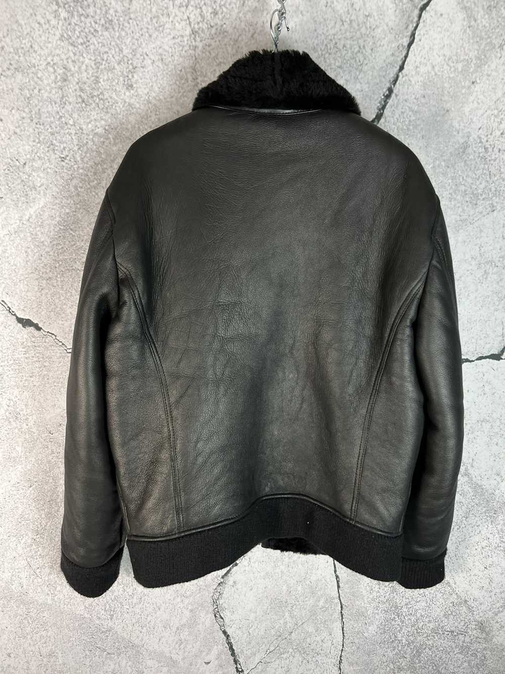 Genuine Leather × Schott × Sheepskin Coat Schott … - image 2