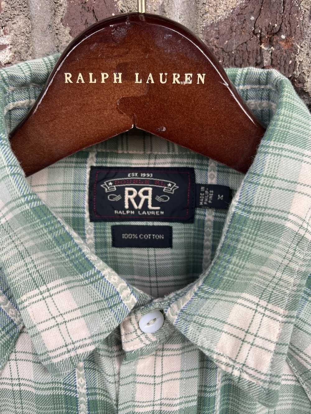 RRL Ralph Lauren × Ralph Lauren Western Plaid Tar… - image 4