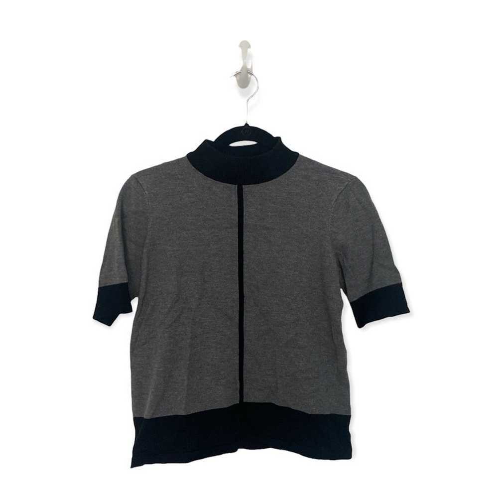 Other Laura Petites SZ S grey and black shirt sle… - image 2