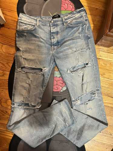 Amiri Amiri blue thrasher jeans - image 1
