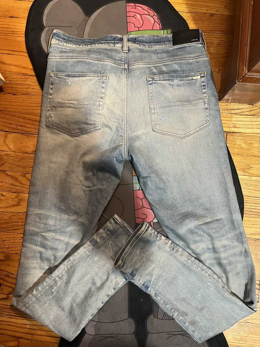 Amiri Amiri blue thrasher jeans - image 3