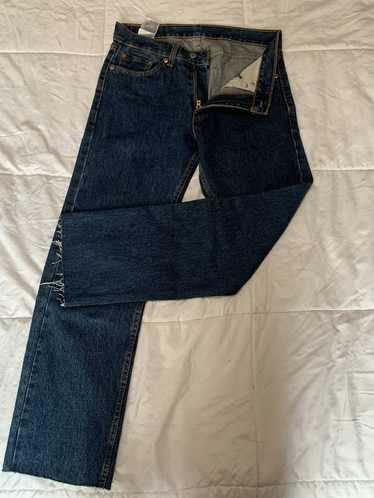 Levi's Levi’s 505 Blue Denim Cropped Jeans