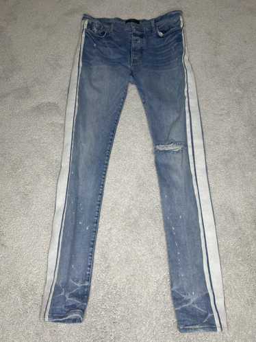 Mike amiri hot sale striped jeans