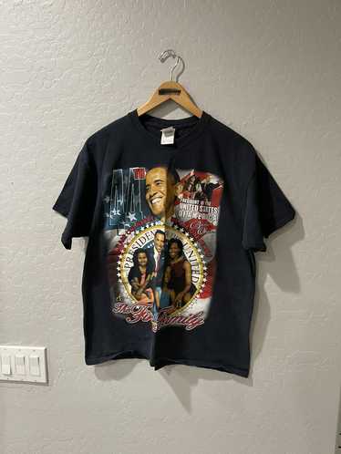 Vintage Y2K 2008 Barack Obama All Over Print 2024 New President Black History AOP XL