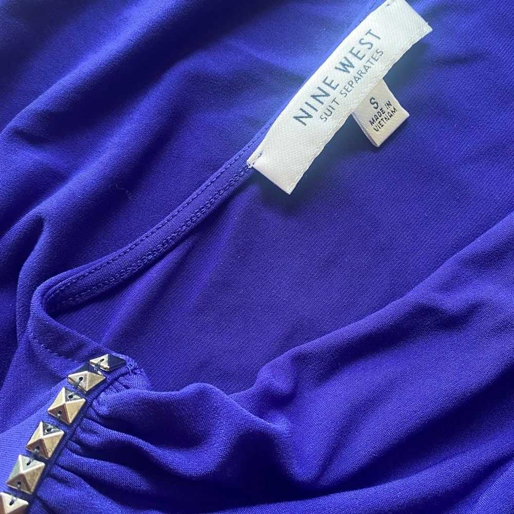 Nine West Nine West SZ S purple sleeveless suit b… - image 3