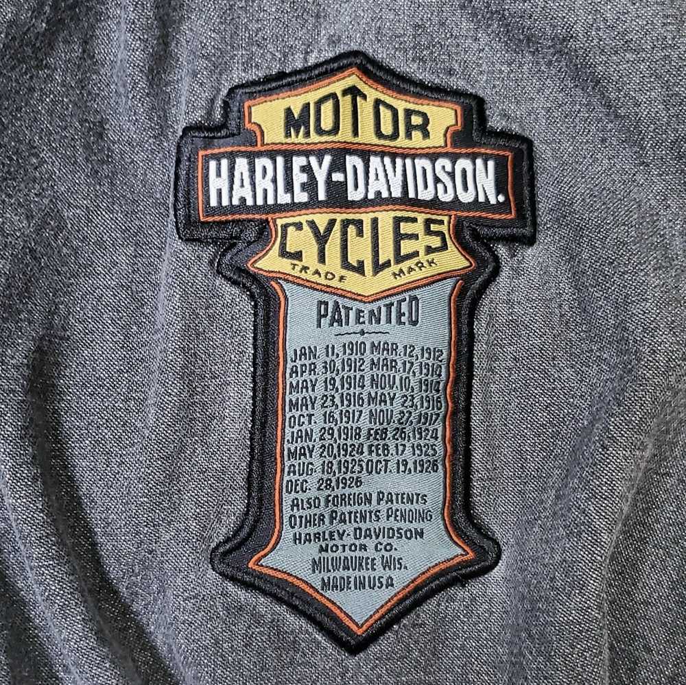 Biker Denim × Harley Davidson × Vintage Y2K Harle… - image 8