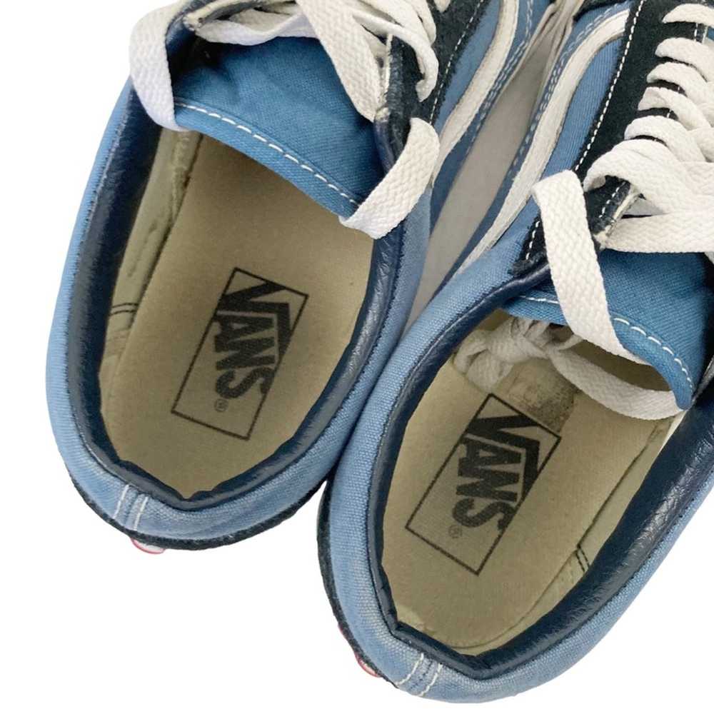 Vans Vans Black Blue Colorblock Low Top Sneakers … - image 5