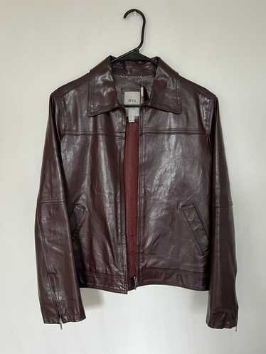 Vintage Structured Leather Jacket