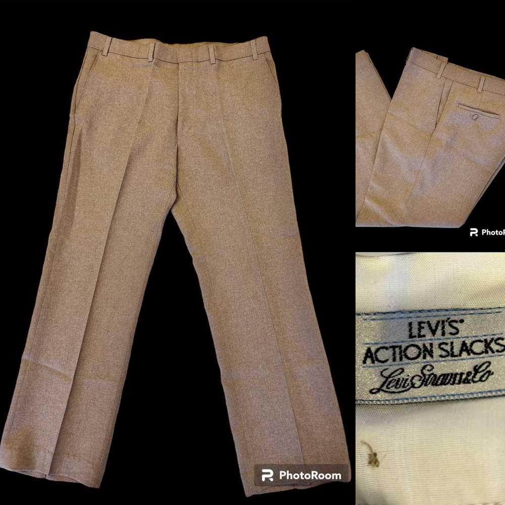 Levi's 70’s Levi’s Action Slacks MoD Pants Hippie… - image 1