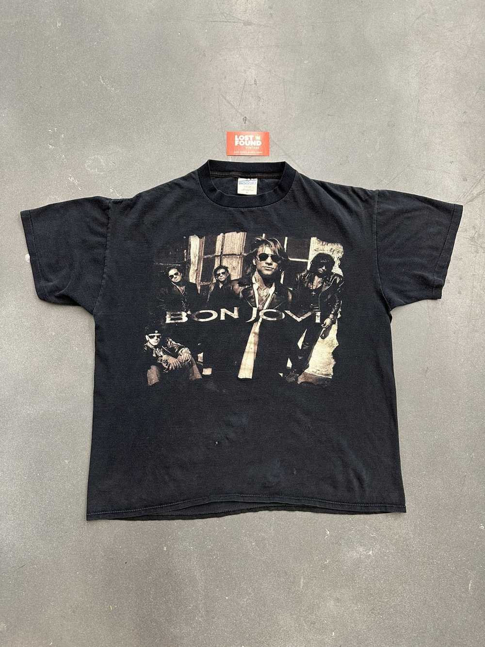 Band Tees × Vintage 1992 Vintage Bon Jovi Keep Th… - image 1