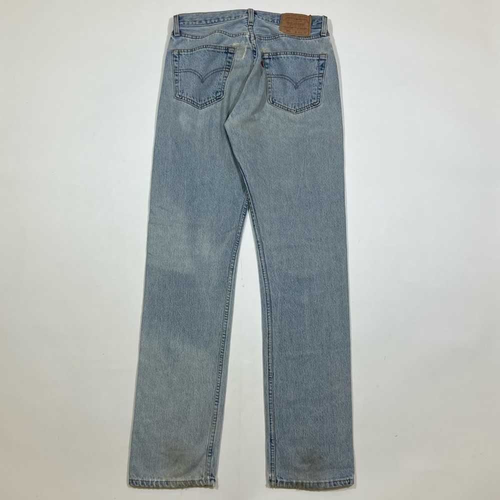 Levi's Vintage 90s Levis 501 repaired jeans (31x3… - image 2