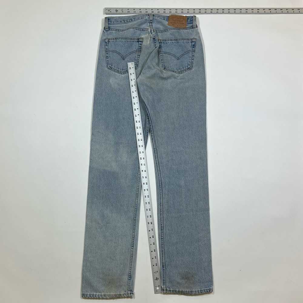 Levi's Vintage 90s Levis 501 repaired jeans (31x3… - image 5