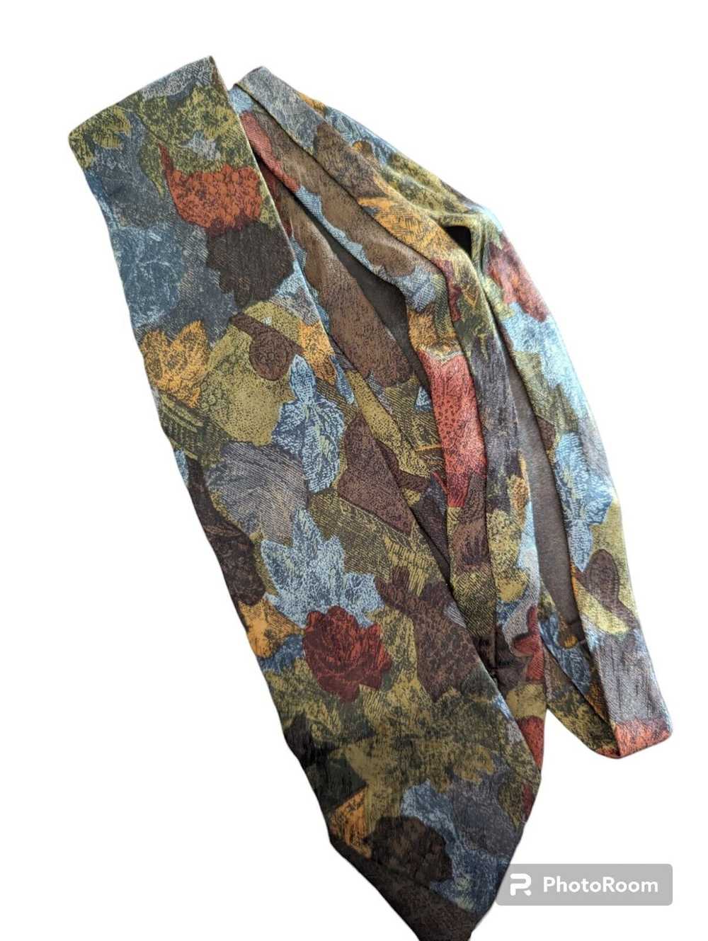 Unlisted Alcione Milano Silk Men Multicolored Lea… - image 3