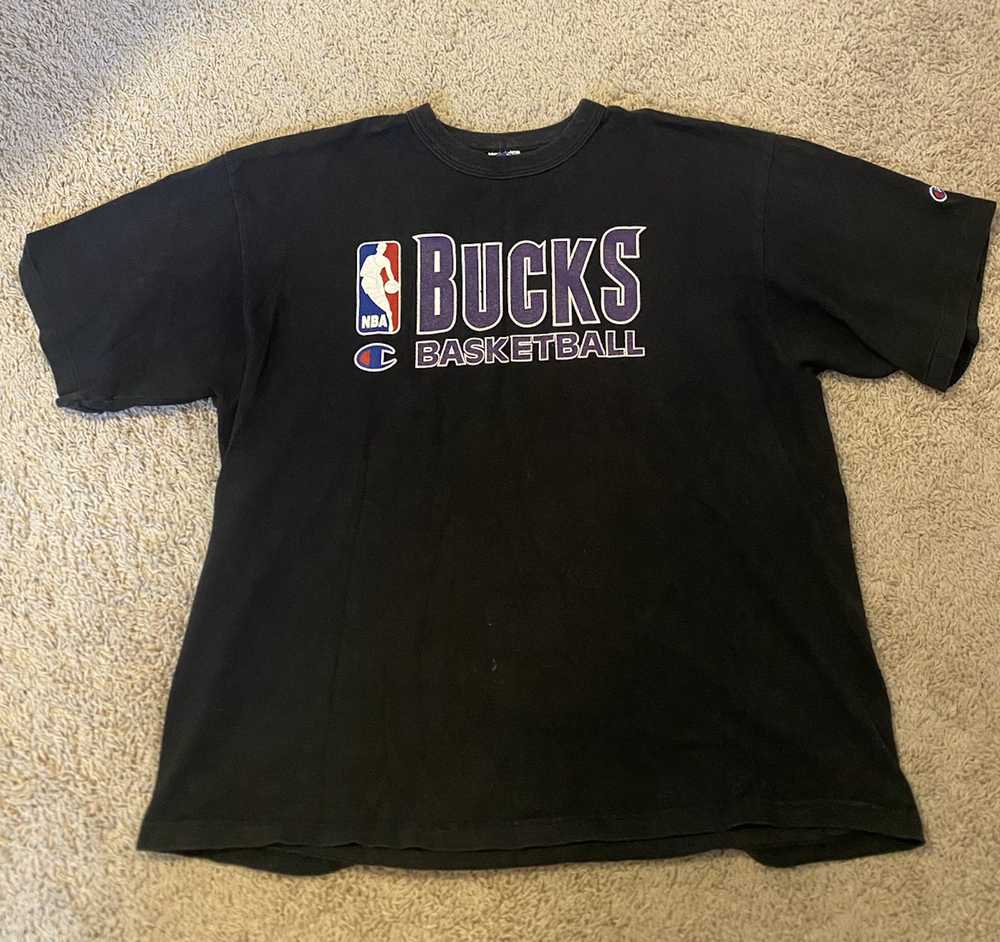 Champion Milwaukee Bucks Vintage 90s Champion Tee - image 1